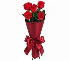 Букет 5 Красных роз Эдлесс Лав в Атиге