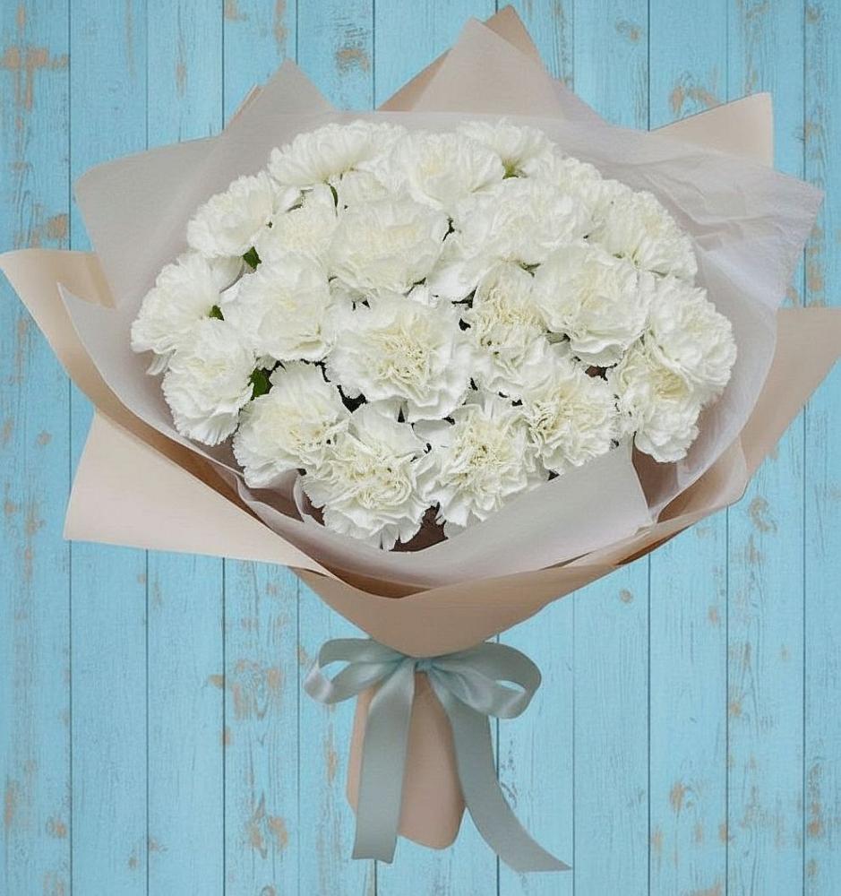 Букет цветов из: Гвоздики в Атиге