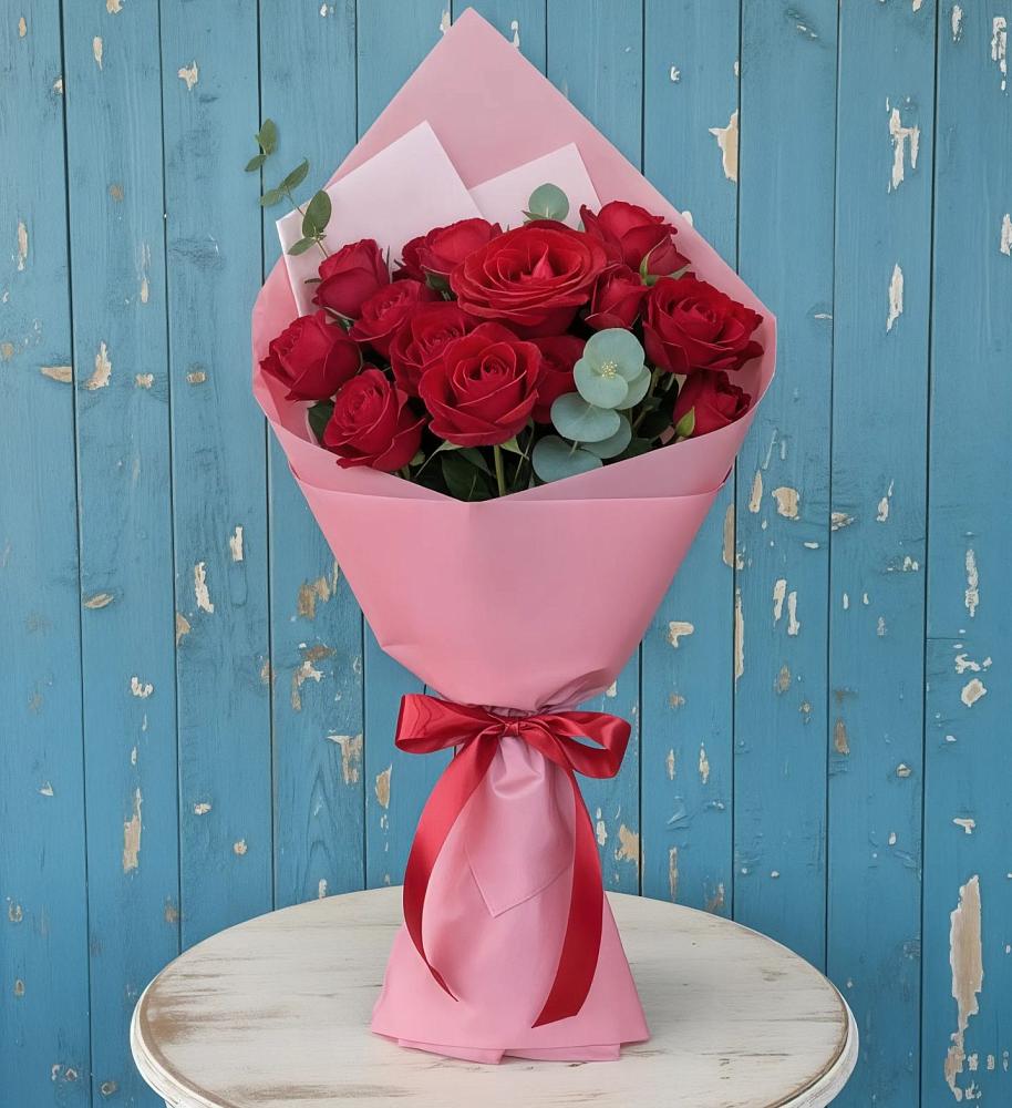 Букет цветов из: Розы в Атиге