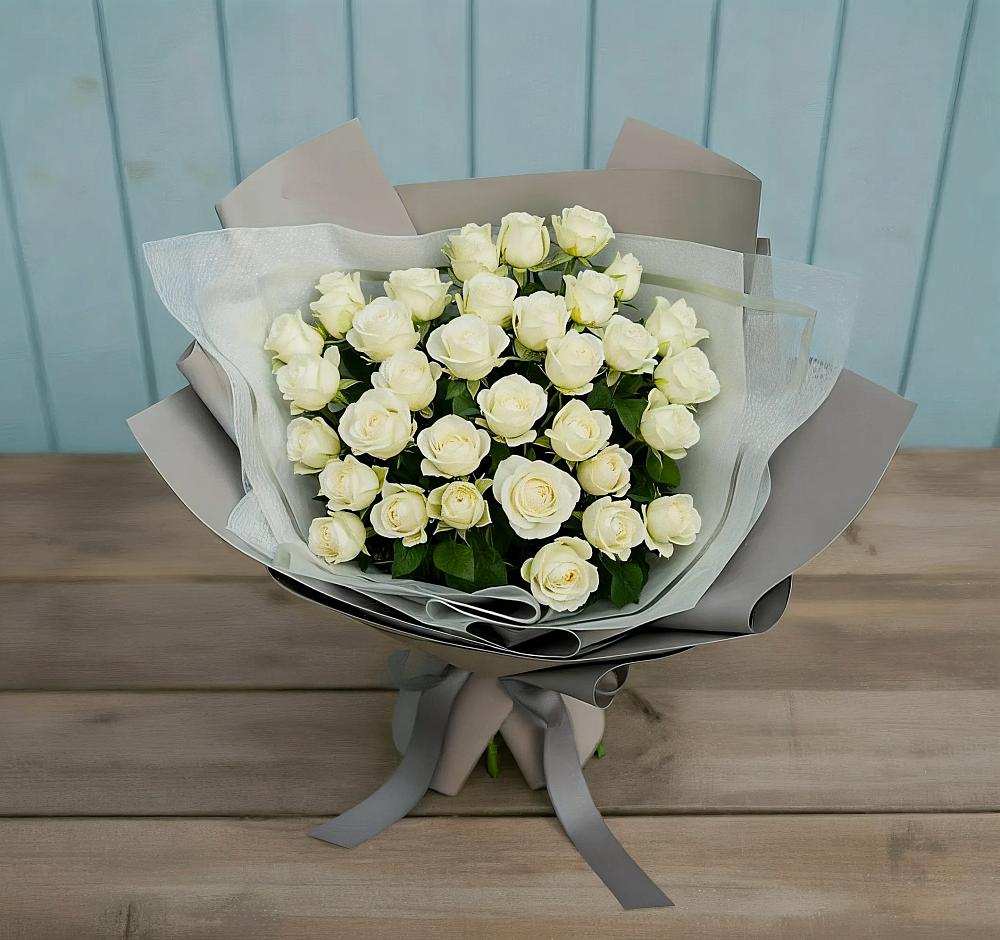 Букет Белоснежная нежность в Атиге