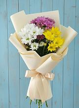 Букет цветов из:  Хризантемы в Атиге