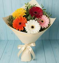 Букет цветов из:  Герберы в Атиге