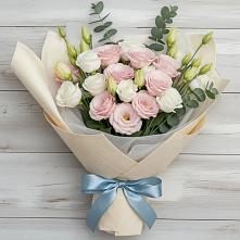 Букет цветов из:  Лизиантусы #REPLACE_PRED# Атиге