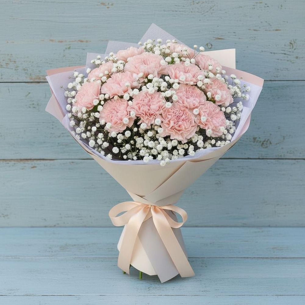 Букет цветов из: Гвоздики в Атиге