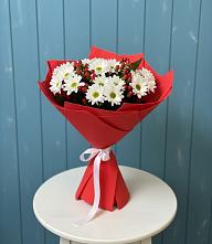 Букет цветов из:  Хризантемы в Атиге