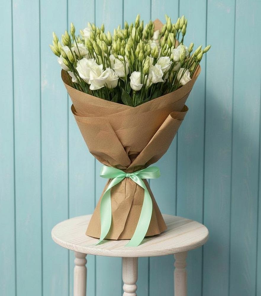 Букет цветов из: Лизиантусы в Атиге