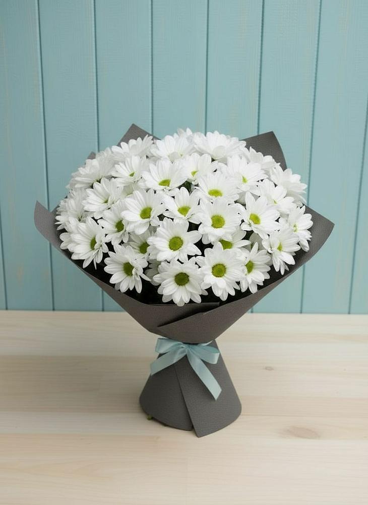 Букет цветов из: Хризантемы в Атиге