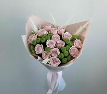 Букет цветов из:  Розы и Хризантемы в Атиге