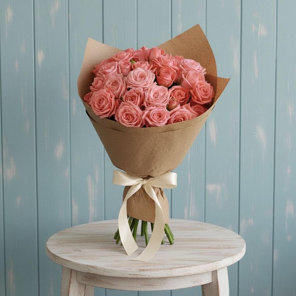 Букет цветов из: Розы в Атиге